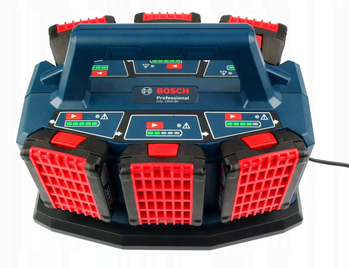 Зарядное устройство GAL 18V6-80 BOSCH 18V, 6 станций-0