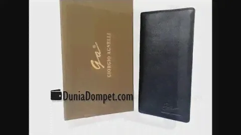 DuniaDompet.com | Dompet Giorgio Agnelli Model Panjang Black Kode : GAL-004