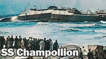 SS Champollion Крушение Французский лайнер